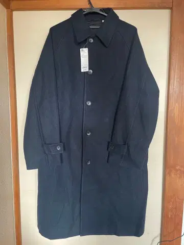 GU 네이비 오버코트 L 사이즈