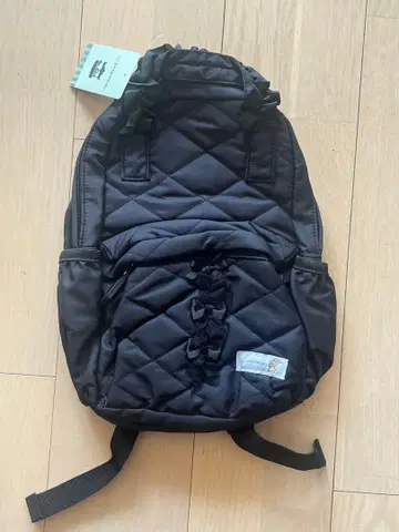[ 미사용 새상품 ] panpantutu 블랙 퀼팅 백팩 M 사이즈