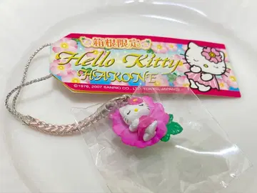 [레어] 지역 한정 키티 헬로키티 하코네 한정 하코네 장미 족쇄 스트랩