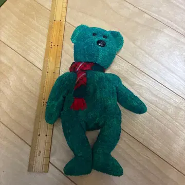 ty 그린 컬러 곰 봉제 인형