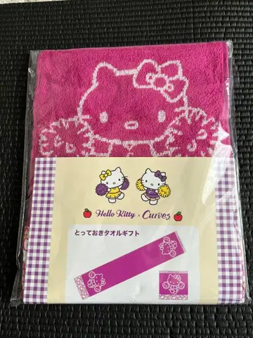 Hello Kitty x 커브스 헬로키티 특별한 타월 기프트
