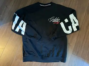 GOTCHA 블랙 캘리포니아 프린트 트레이닝복