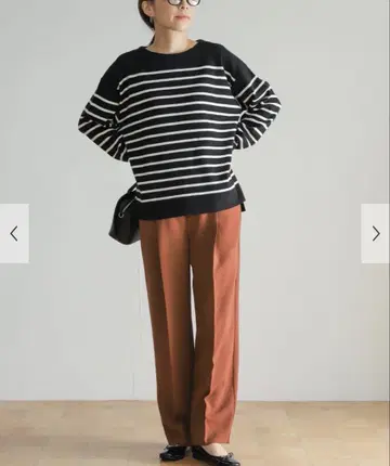 DOORS 더블 크로스 트라우저 BROWN S