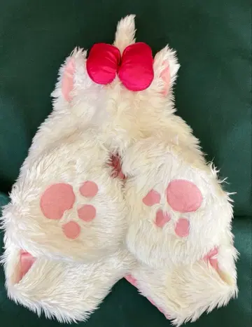 디즈니 아리스토캣 마리 후드 부착 머플러 장갑 미튼