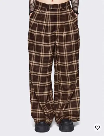 HARI PLAID GRANDPA PANTS / MINGA LONDON