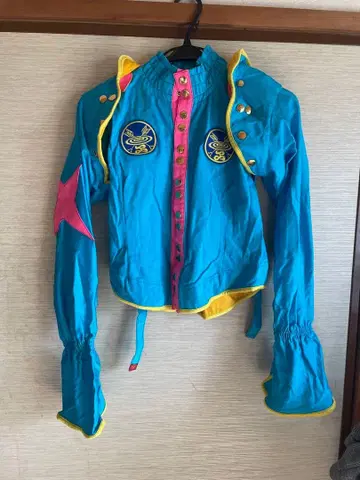 타쿠야 엔젤 롱 슬리브 T 파랑 x 핑크