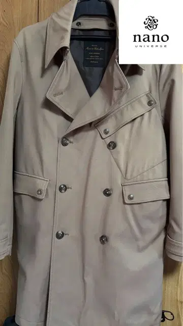 [ 새상품급 ] NANO UNIVERSE 베이지 트렌치 코트