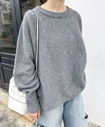 클리닝 완료 Spick & Span 돌먼 롱 리브 니트