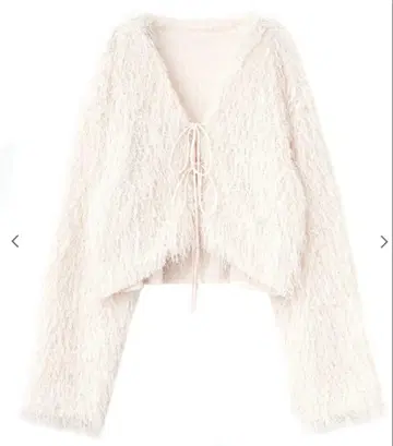 미사용 새상품! COCODEAL 플러피 리본 볼레로