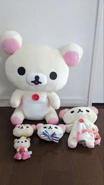 리락쿠마 봉제 인형 세트