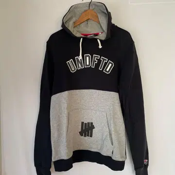 UNDEFEATED 맨투맨 후드티 후디 네이비/그레이