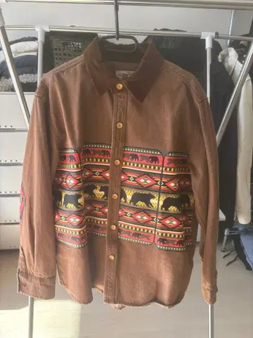 karaku 에스닉 패턴 셔츠