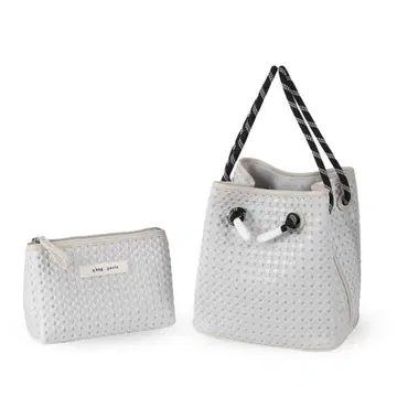 미사용 새상품 [qbag paris] bubble silver