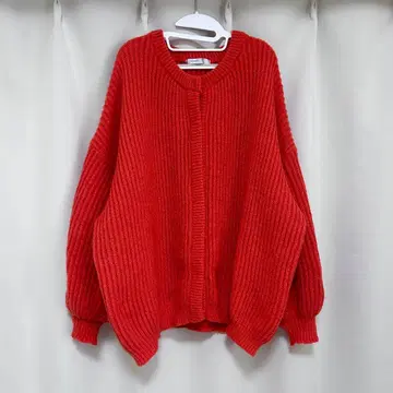 COQULE 오렌지 가디건 긴팔