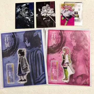 귀멸의 칼날 이쿠로 오바나이 칸로지 미츠리 기둥전 굿즈 세트