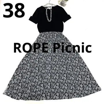 [새상품급] 로페피크닉 롱 원피스 사이즈 38 이소재 니트 스커트