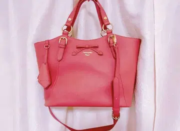 사만사 베가 핑크 토트백