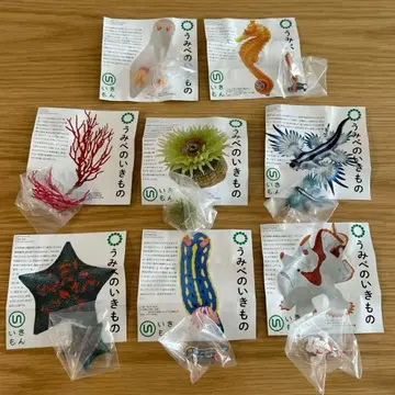 이키몬 바닷가 생물 마그넷 & 볼체인 가챠 컴프