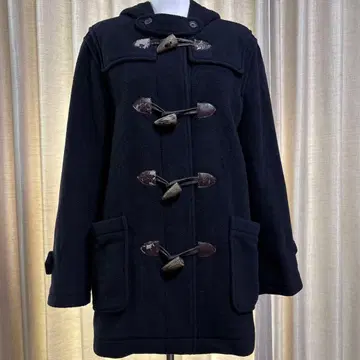 EASTBOY 더플 코트 네이비 울 코트 캐시미어 함유