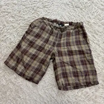 mizuiroind (미즈이로 인드) 하프 팬츠 숏팬츠 체크 무늬
