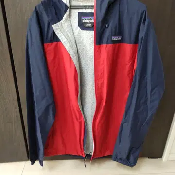 patagonia 마운틴 후드티 L 네이비/레드