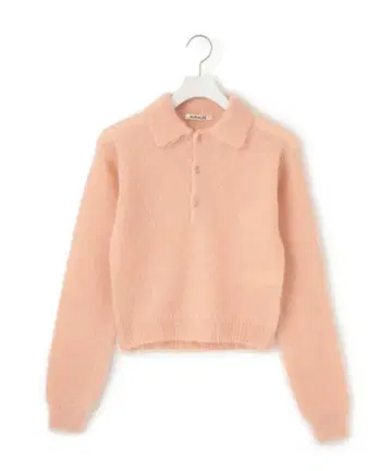 Auralee 오라리 모헤어 니트 SHORT POLO