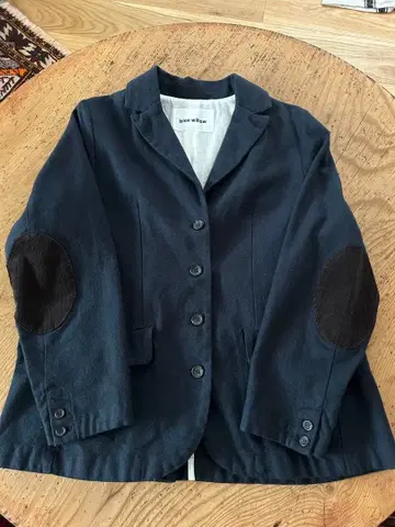 blue willow 테일러드 자켓 엘보 패치