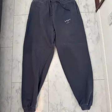 LYFT 블루 그레이 스웨트 팬츠 L 사이즈