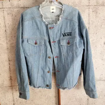 VANS 데님 자켓 M 사이즈 라이트 블루