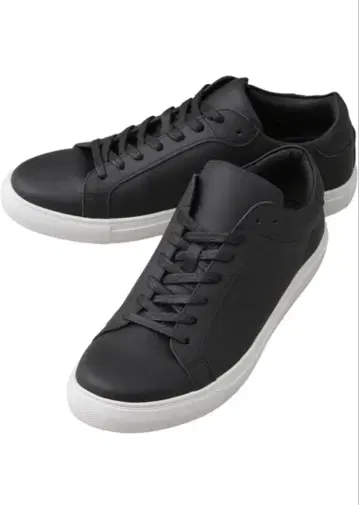 [ 새상품급 ] NANO universe 블랙 가죽 스니커즈