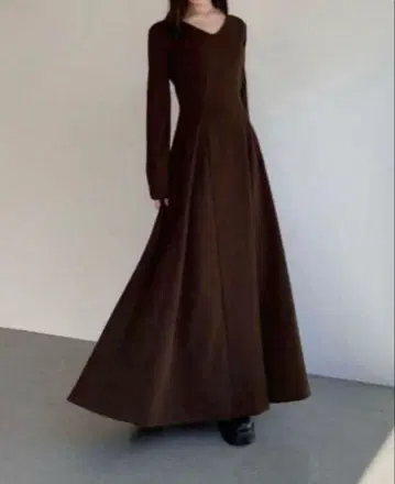 maison celon 메세론 v silhouette dress