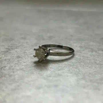 빈티지 실버 반지 SV950 솔리테르 14호 상당