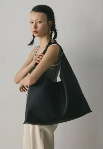 STYLEMIXER 심플 토트백 블랙