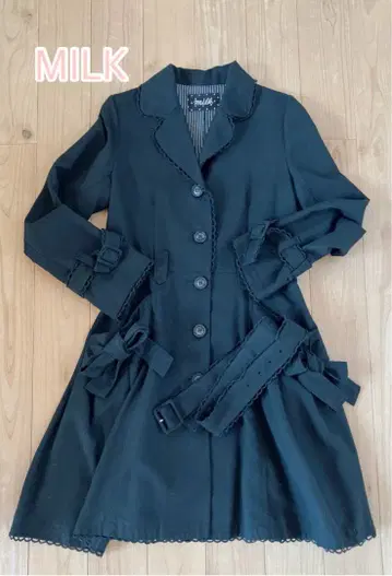 MILK 밀크 트렌치코트 리본 포함