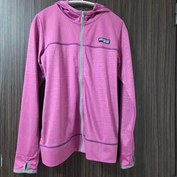 아웃도어 후드 부착 자켓 L 핑크 여성용