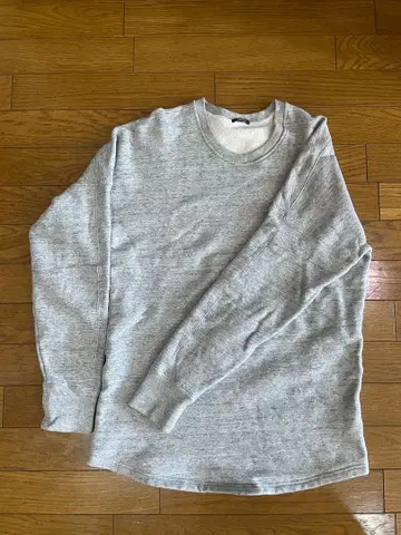 DENIMAH 그레이 크루넥 맨투맨 L 사이즈