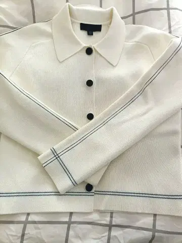 ZARA 파이핑 시임 니트 자켓 [새상품급]