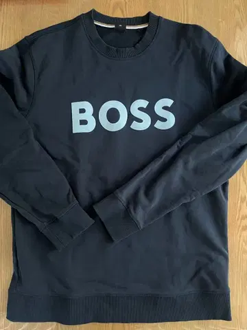 [새상품급] BOSS 네이비 로고 맨투맨 XXL