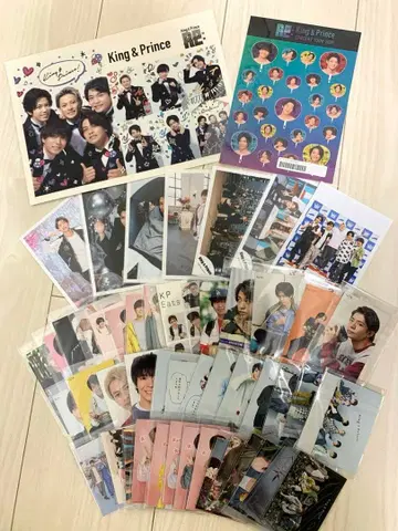 King&Prince 공식 사진 굿즈 골판지 씰 스티커 묶음 판매