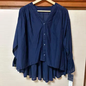 [ 새상품 ] C'EST MONJEU 긴팔 플레어 셔츠 블라우스 여성용