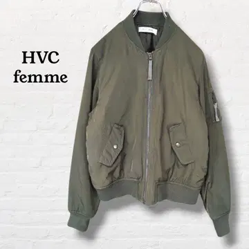 HVC femme 충전솜 점퍼 블루종 [ M ] 카키