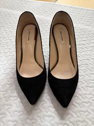 블랙스웨이드 스틸레토 하이힐