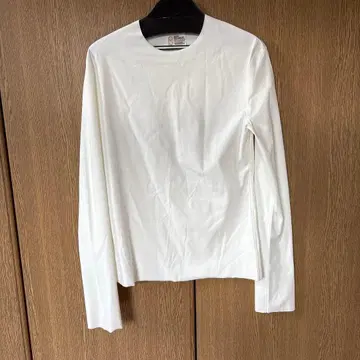 BED & BREAKFAST 화이트 긴팔 티셔츠