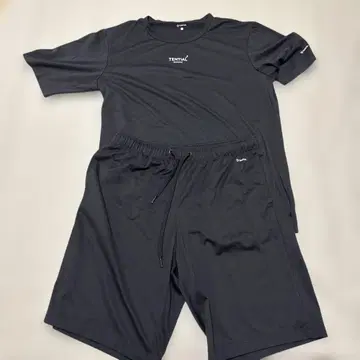 TENTIAL BAKUNE 블랙 룸웨어 XL 셋업