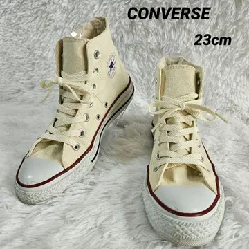 converse 올스타 하이컷 스니커즈 아이보리 23cm
