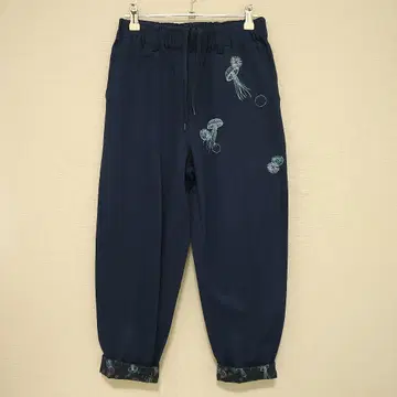 graniph 그라니프 제리피쉬 해파리 자수 캐주얼 팬츠