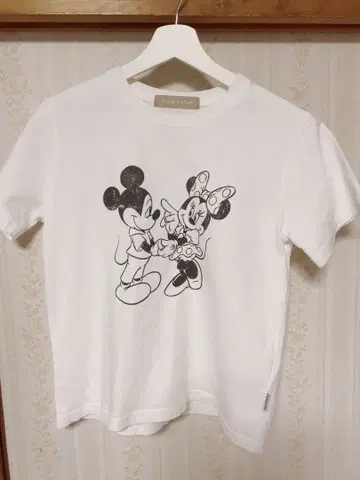 ALEXIA STAM 미키 미니 티셔츠 화이트