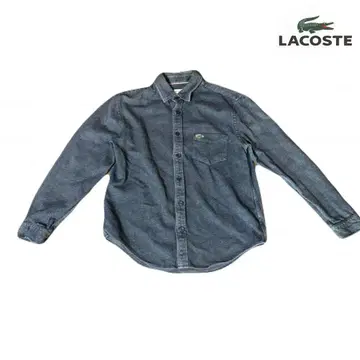 LACOSTE 레귤러 핏 긴팔 셔츠 S