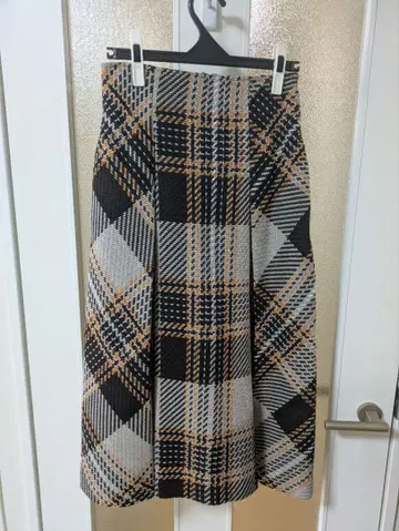 SNIDEL 로빙 체크 스커트