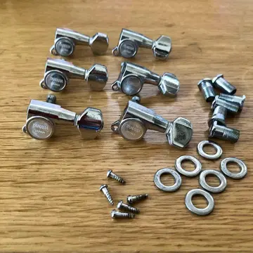 YAMAHA 고토 페그 6개 설치 나사 편연 일본제 실버 야마하